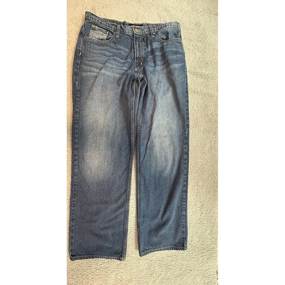 Ranger Up Blue Jeans Men Size 32 x 32 Demin The Roger Relax‎ Fit Made In USA Tag